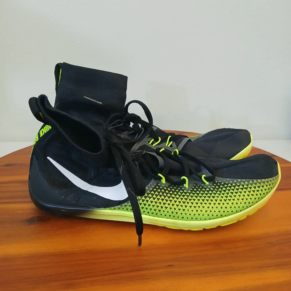 Nike Zoom Victory Waffle 4 XC Shoes Mens 8 Black Racing‎ Spikeless Track Running